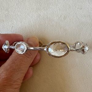 Ippolita Rock Candy silver and quartz 8 stoned bangle